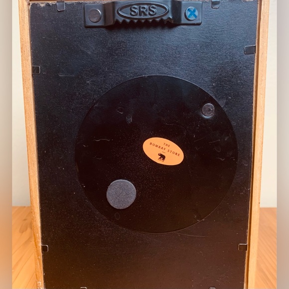 Decorative Wood Ethnic Clock Bombay India - Picture 3 of 8